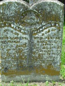 Susan Estep and Winfield Sanders gravestone
