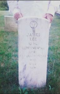 James Lee gravestone