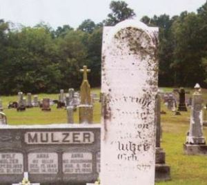 Anna Mathilde Mulzer gravestone