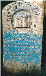 Susanna Pearson gravestone