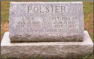 Rev. Philip Wolfgang Polster gravestone