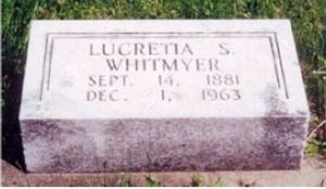 Lucretia Skinner gravestone