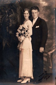 Maurice and Helen Nicholson’s wedding picture